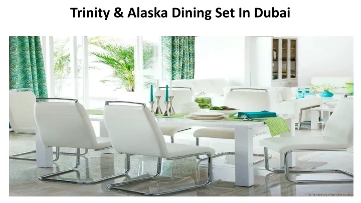 trinity alaska dining set in dubai