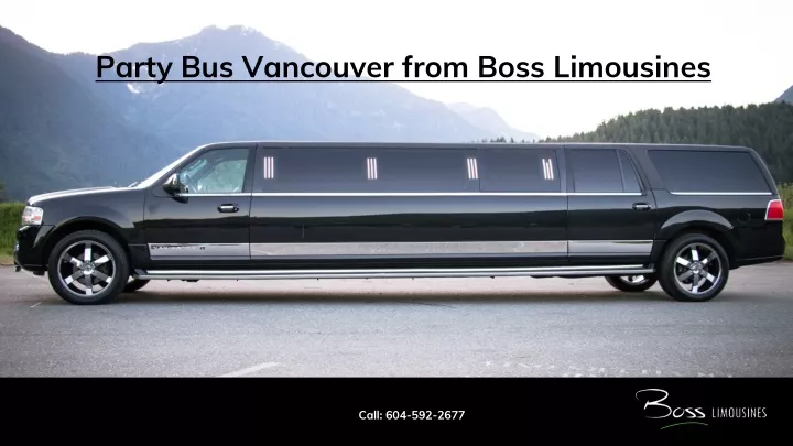 party bus vancouver from boss limousines