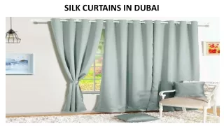 SILK CURTAINS IN DUBAI