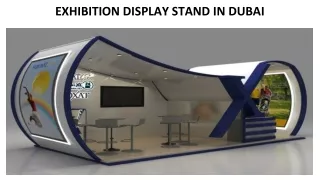EXHIBITION DISPLAY STAND IN DUBAI