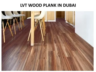 LVT WOOD PLANK IN DUBAI