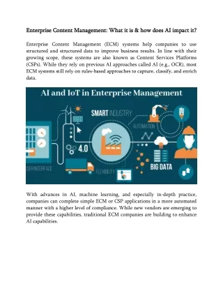 enterprise content management what it is how does