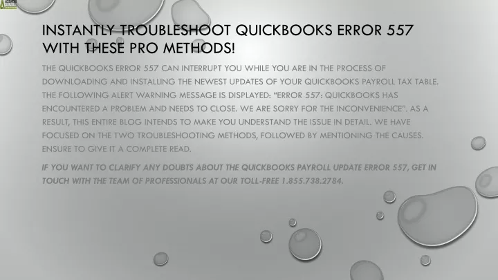 instantly troubleshoot quickbooks error 557 with these pro methods