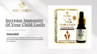 Increase Immunity Of Your Child Easily