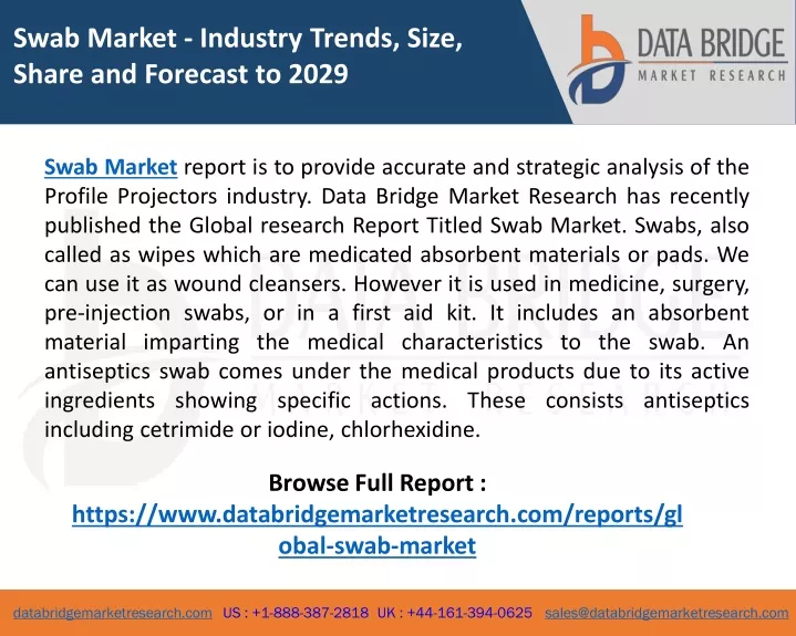 swab market industry trends size share