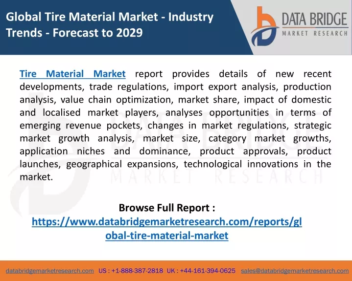 global tire material market industry trends