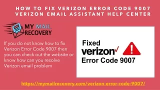 how to fix verizon error code 9007 verizon email assistant help center