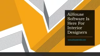 Why AiHouse Interior Design Software Is For Interior Designers