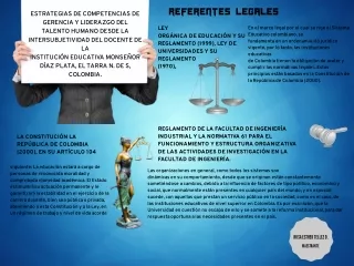 Bases / Referentes legales