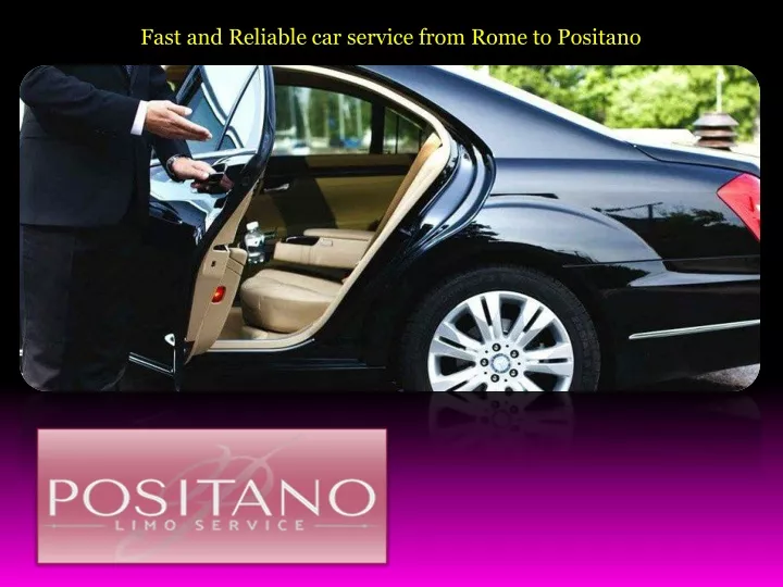 fast and reliable car service from rome