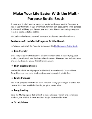 make your life easier with the multi purpose