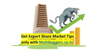 get expert share market tips only with