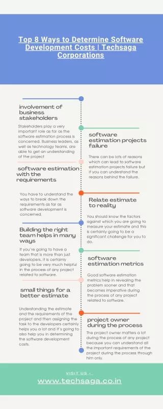 top 8 ways to determine software development