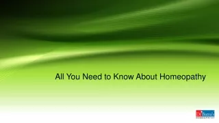 all you need to know about homeopathy