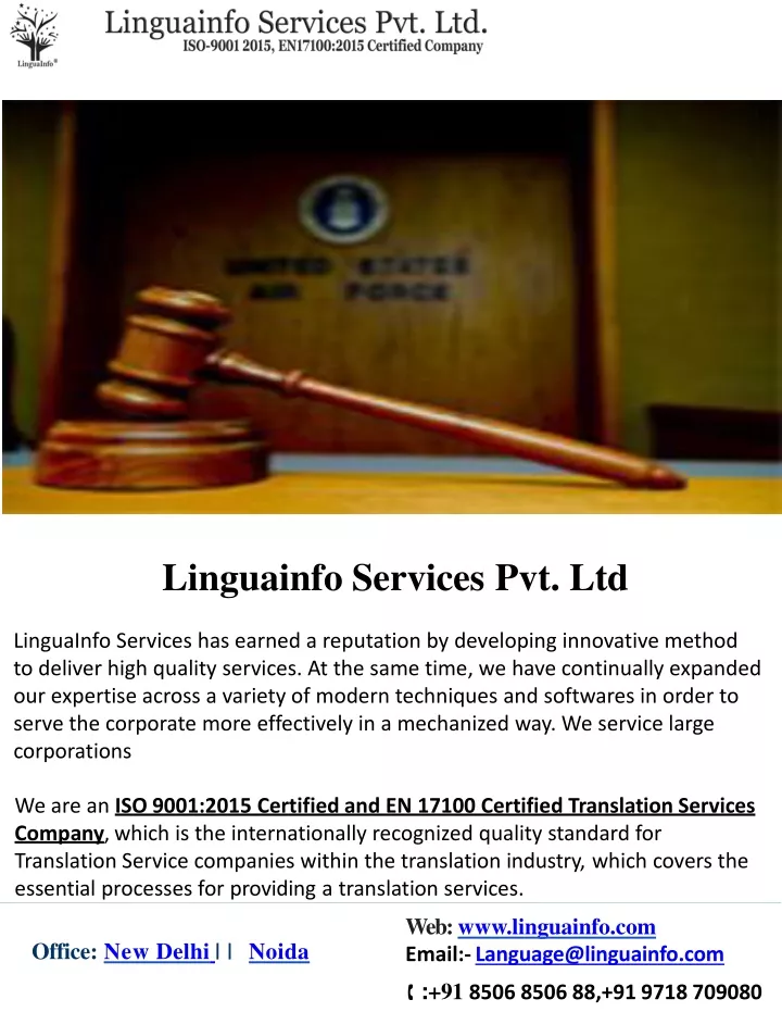 linguainfo services pvt ltd