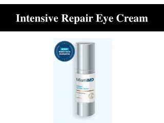 Intensive Repair Eye Cream