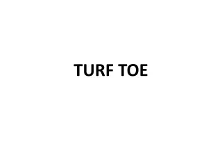 TURF TOE