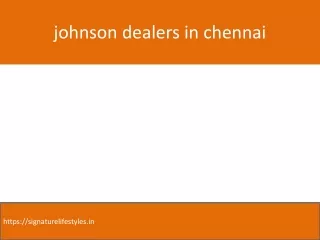 johnson dealers in chennai