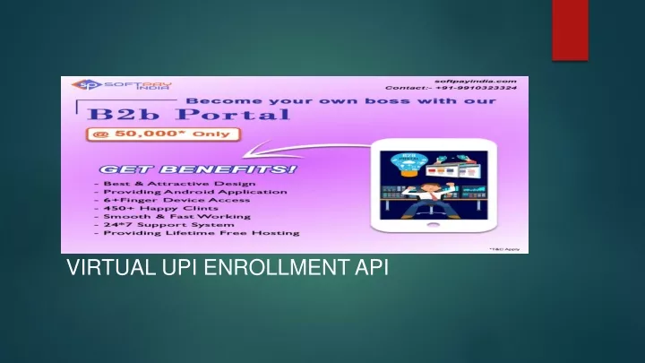 virtual upi enrollment api