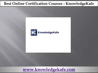 Best Online Certification Courses - KnowledgeKafe