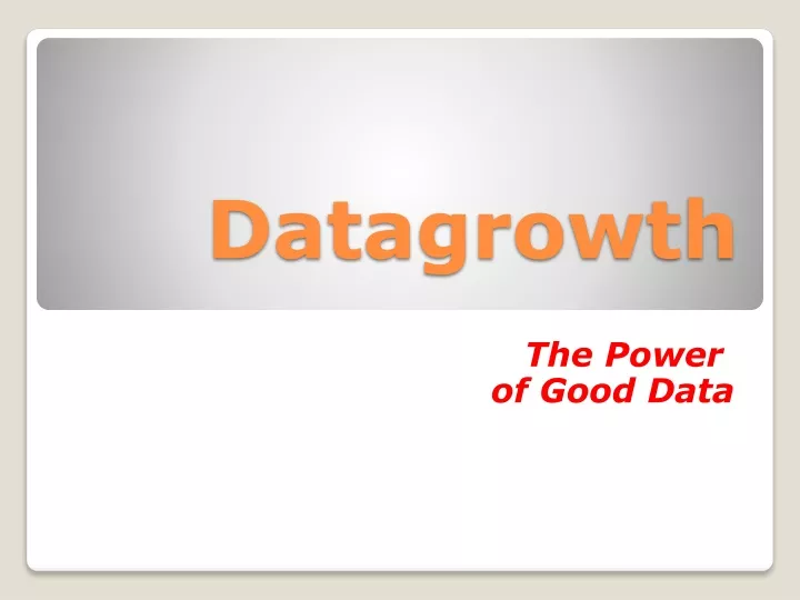 datagrowth