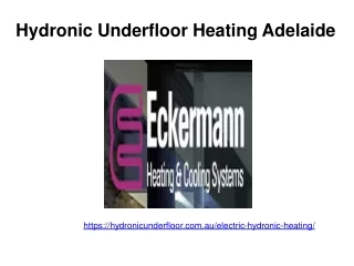 Electric Hydronic Heating