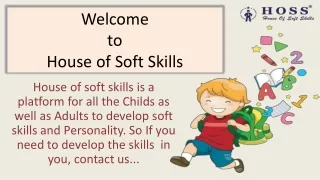 Importance of  Social Skills Training  & Personality development for kids