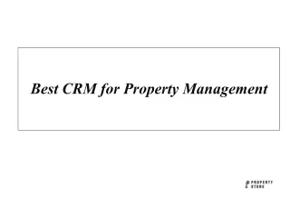 Best CRM for Property Management