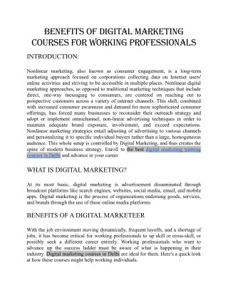 6. BENEFITS OF DIGITAL MARKETING COURSES FOR WORKING PROFESSIONALS.docx