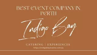Best Event Company in Perth