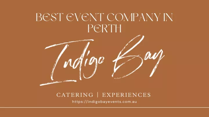 best event company in perth