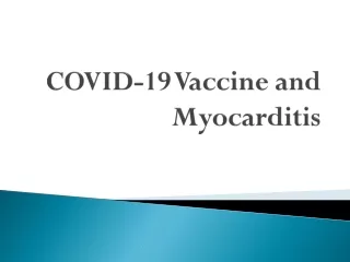 covid 19 vaccine and myocarditis