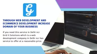 Through Web Development And Ecommerce Development Increase Domain Of Your Business