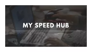 my speed hub