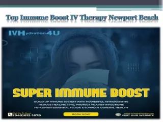 Top Immune Boost IV Therapy Newport Beach