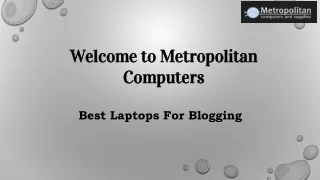 Best Laptops For Blogging