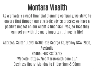 Montara Wealth