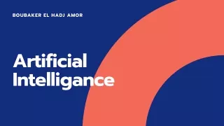 Overview Artificial Intelligance | Boubaker EL HADJ AMOR