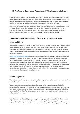 All About BIR Computerized Accounting Systems