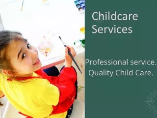 Childcare Services - Cosmo Early Learning