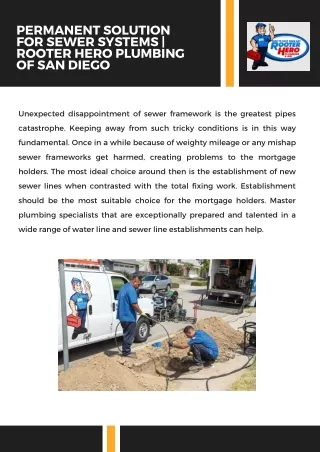 permanent solution for sewer systems rooter hero