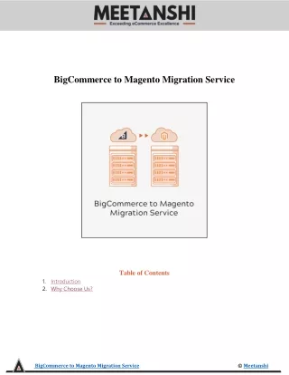 bigcommerce to magento migration service table