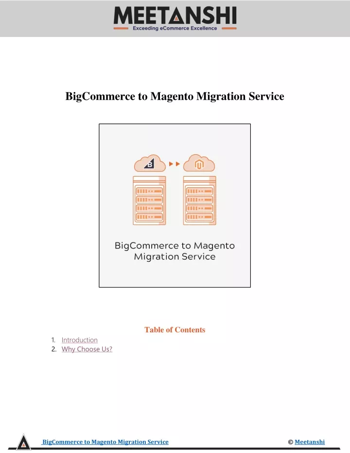 bigcommerce to magento migration service table