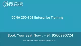 CCNA 200-301 Enterprise Training
