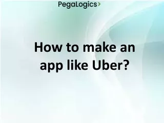 How to make an app like Uber