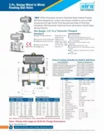 3 Pc. Design Metal to Metal Floating Ball Valve - slide 1