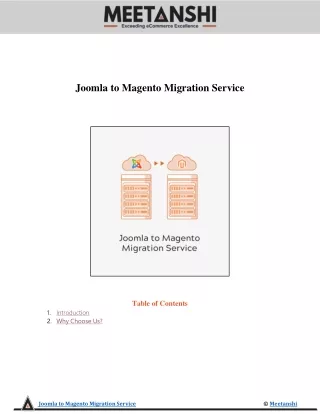 joomla to magento migration service table