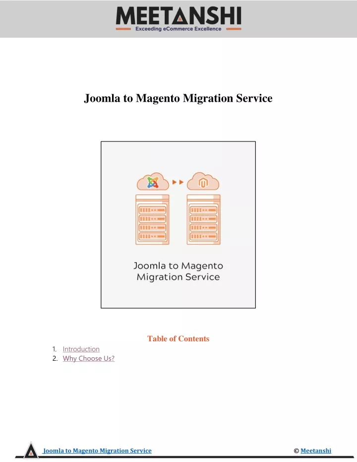 joomla to magento migration service table