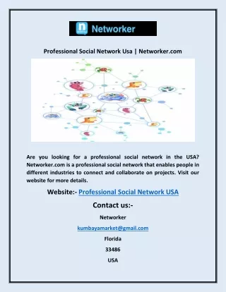 Professional Social Network Usa | Networker.com