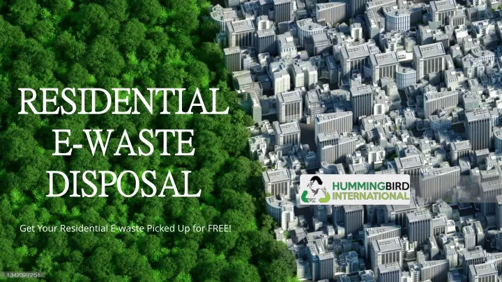 residential e waste disposal